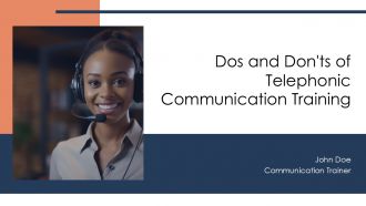 Dos And Donts Of Telephonic Communication Training PPT Outline AT Dos And Donts Of Telephonic Communication Training PPT Outline AT