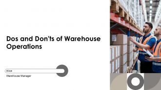Dos And Donts Of Warehouse Operations PPT Guidelines AT