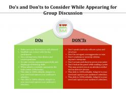 Dos and donts to consider while appearing for group discussion