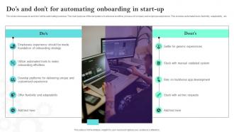 Dos And Dot For Automating Onboarding In Start Up