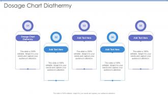 Dosage Chart Diathermy Ppt Slides Cpp