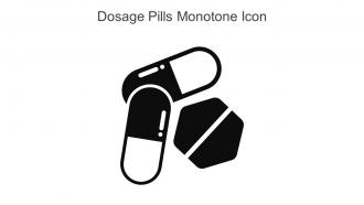 Dosage Pills Monotone Icon In Powerpoint Pptx Png And Editable Eps Format