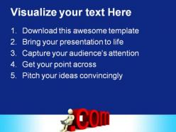 Dot com computer powerpoint templates and powerpoint backgrounds 0511