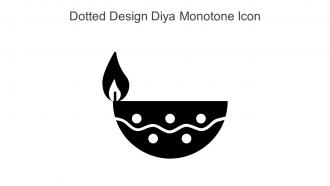Dotted Design Diya Monotone Icon In Powerpoint Pptx Png And Editable Eps Format