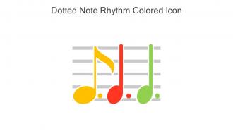 Dotted Note Rhythm Colored Icon In Powerpoint Pptx Png And Editable Eps Format