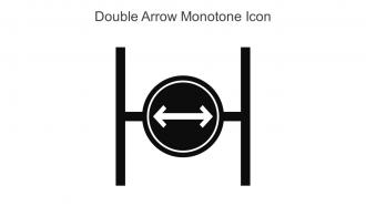Double Arrow Monotone Icon In Powerpoint Pptx Png And Editable Eps Format
