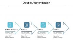Double authentication ppt powerpoint presentation icon tips cpb
