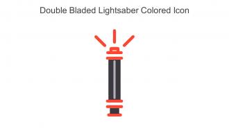 Double Bladed Lightsaber Colored Icon In Powerpoint Pptx Png And Editable Eps Format