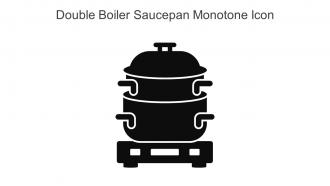 Double Boiler Saucepan Monotone Icon In Powerpoint Pptx Png And Editable Eps Format
