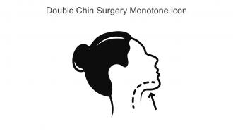 Double Chin Surgery Monotone Icon In Powerpoint Pptx Png And Editable Eps Format
