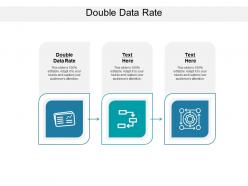 Double data rate ppt powerpoint presentation icon skills cpb