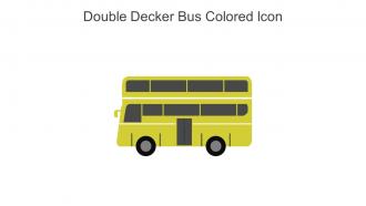 Double Decker Bus Colored Icon In Powerpoint Pptx Png And Editable Eps Format