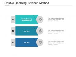 Double declining balance method ppt powerpoint presentation layouts topics cpb