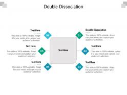 Double dissociation ppt powerpoint presentation infographic template shapes cpb