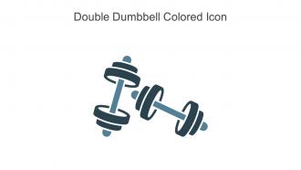 Double Dumbbell Colored Icon In Powerpoint Pptx Png And Editable Eps Format