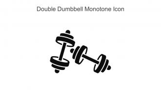 Double Dumbbell Monotone Icon In Powerpoint Pptx Png And Editable Eps Format