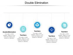 Double elimination ppt powerpoint presentation infographic template pictures cpb