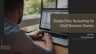 Double Entry Accounting For Small Business Owners PPT Information AT