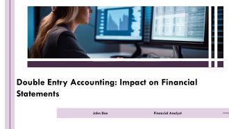 Double Entry Accounting Impact On Financial Statements PPT Structure AT