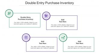 Double Entry Purchase Inventory In Powerpoint And Google Slides Cpb