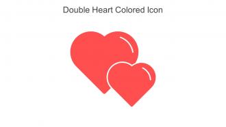 Double Heart Colored Icon In Powerpoint Pptx Png And Editable Eps Format