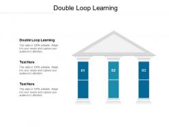 Double loop learning ppt powerpoint presentation summary guidelines cpb