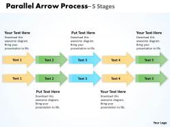 Double Parallel Arrow Process 4