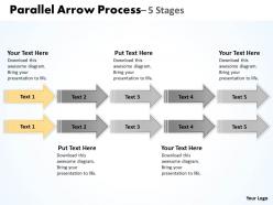 Double parallel arrow process 4