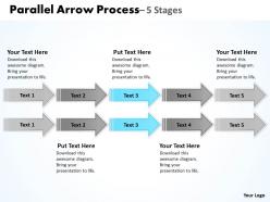Double parallel arrow process 4