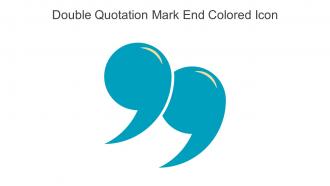 Double Quotation Mark End Colored Icon In Powerpoint Pptx Png And Editable Eps Format