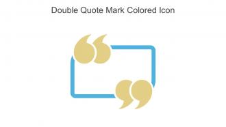Double Quote Mark Colored Icon In Powerpoint Pptx Png And Editable Eps Format