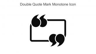 Double Quote Mark Monotone Icon In Powerpoint Pptx Png And Editable Eps Format
