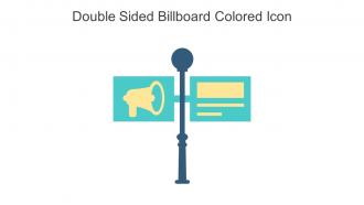 Double Sided Billboard Colored Icon In Powerpoint Pptx Png And Editable Eps Format