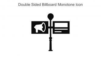 Double Sided Billboard Monotone Icon In Powerpoint Pptx Png And Editable Eps Format