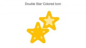 Double Star Colored Icon In Powerpoint Pptx Png And Editable Eps Format