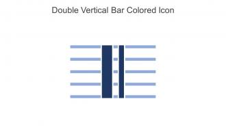 Double Vertical Bar Colored Icon In Powerpoint Pptx Png And Editable Eps Format