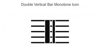 Double Vertical Bar Monotone Icon In Powerpoint Pptx Png And Editable Eps Format