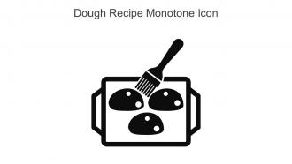 Dough Recipe Monotone Icon In Powerpoint Pptx Png And Editable Eps Format