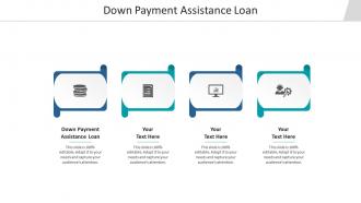 Down payment assistance loan ppt powerpoint presentation ideas cpb