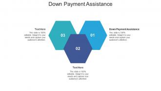 Down payment assistance ppt powerpoint presentation file background designs cpb