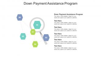 Down payment assistance program ppt powerpoint presentation gallery format ideas cpb