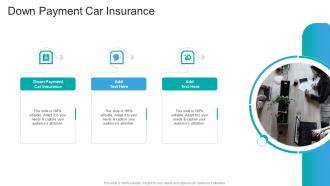 Down Payment Car Insurance In Powerpoint And Google Slides Cpb