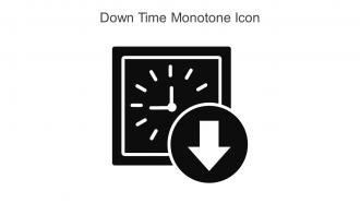 Down Time Monotone Icon In Powerpoint Pptx Png And Editable Eps Format
