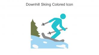 Downhill Skiing Colored Icon In Powerpoint Pptx Png And Editable Eps Format