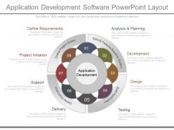 Download application development software powerpoint layout