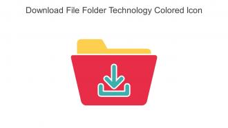 Download File Folder Technology Colored Icon In Powerpoint Pptx Png And Editable Eps Format