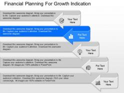 Download financial planning for growth indication powerpoint template
