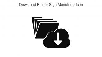 Download Folder Sign Monotone Icon In Powerpoint Pptx Png And Editable Eps Format