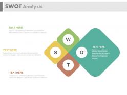 Download infographics for swot analysis flat powerpoint design