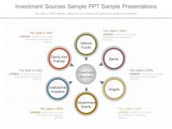 Download investment sources sample ppt sample presentations